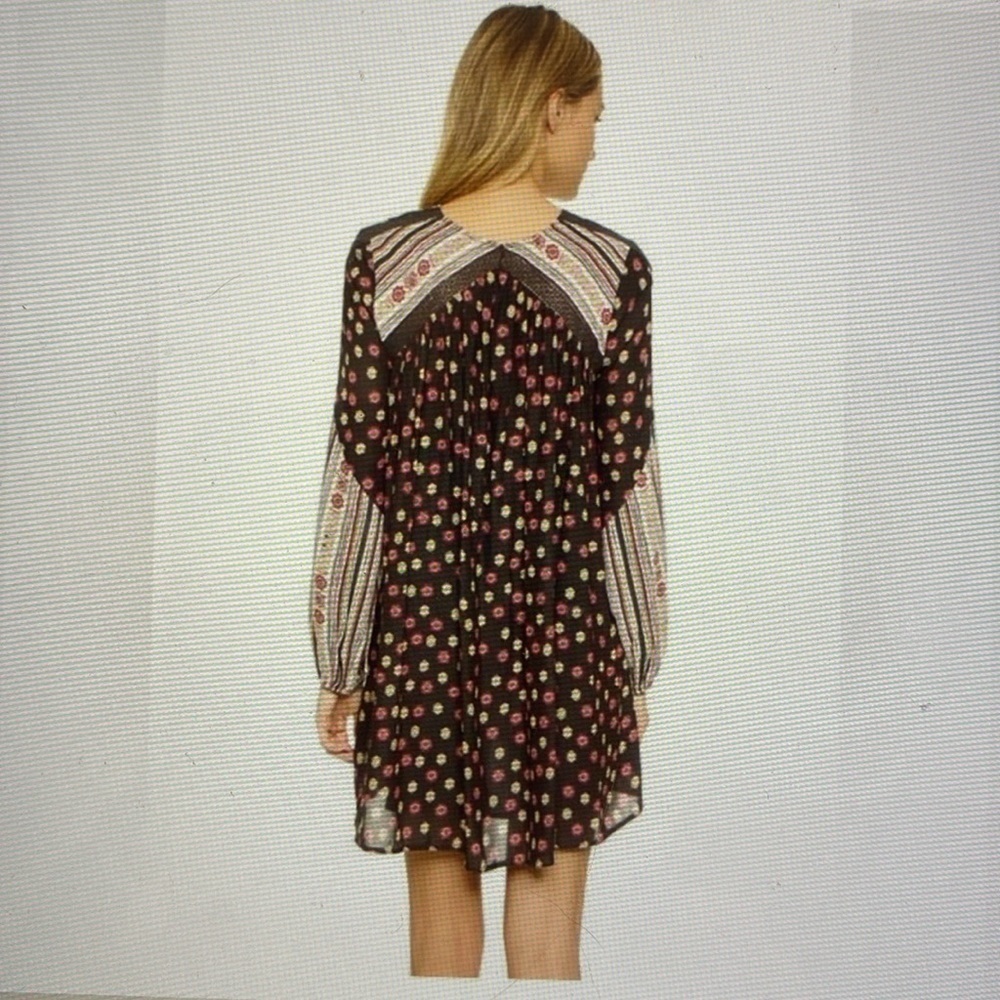 Free People Rain Or Shine Mini Dress Womens S Tunic Pirate Bohemian Festival - Picture 3 of 14